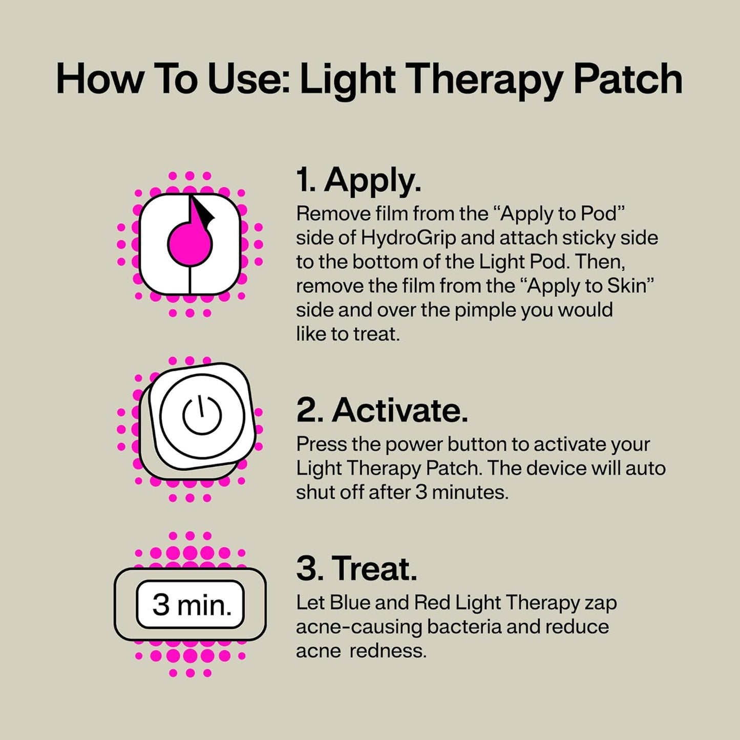 Electronic Acne Patches 6 pcs