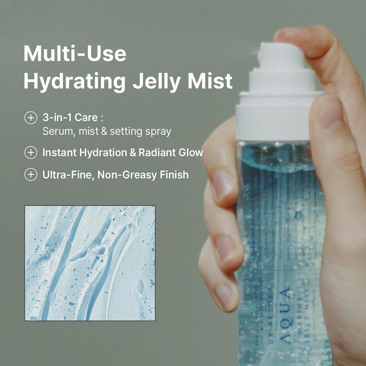 Dr. Althea Aqua Marine Jelly Mist – Hydrating Glow Facial Mist for All Skin Types (100ml)