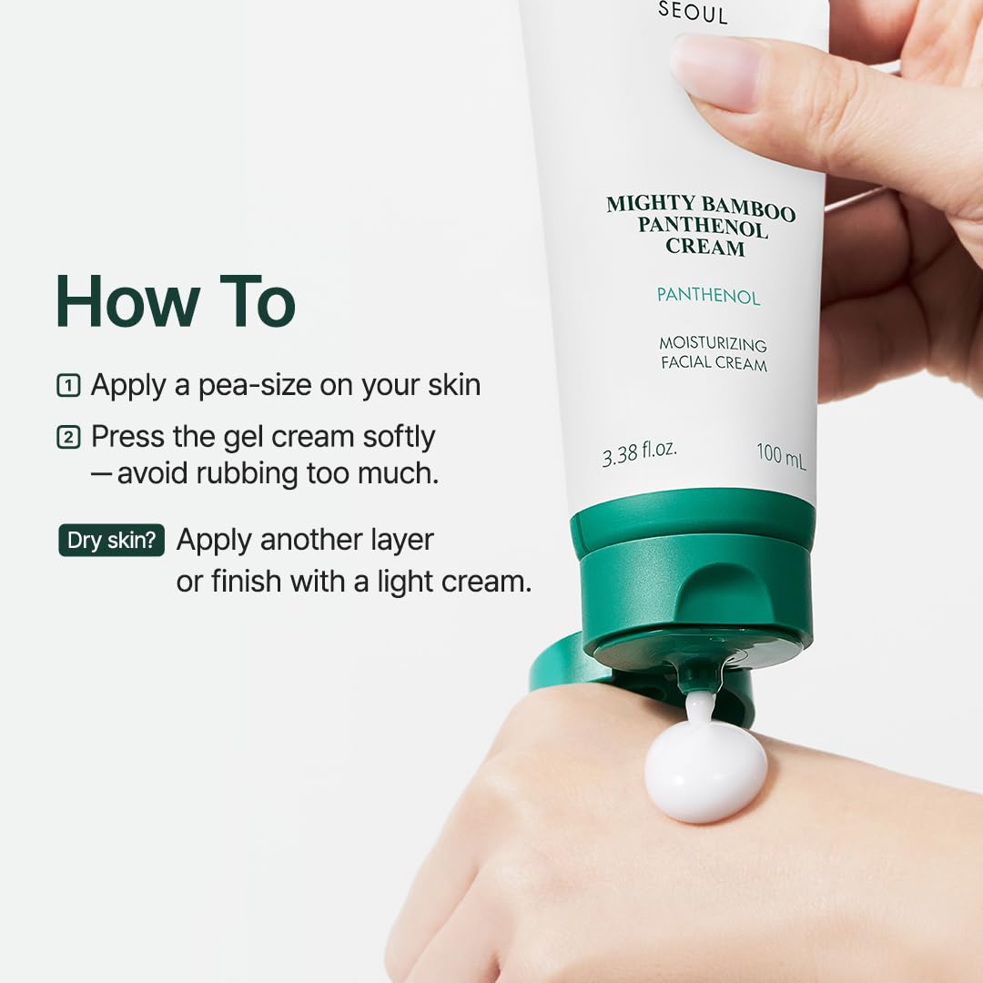 Purito Seoul Mighty Bamboo Panthenol Cream – Hydrating & Skin Barrier Strengthening Cream