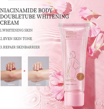 Niacinamide Body Double Tube Whitening Cream 100grams