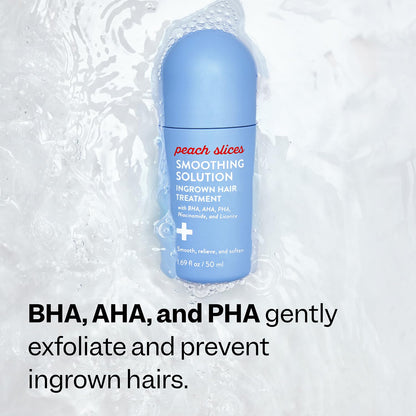 Peach Slices Smoothing Solution Ingrown Hair Treatment with AHA, BHA & PHA – 50ml