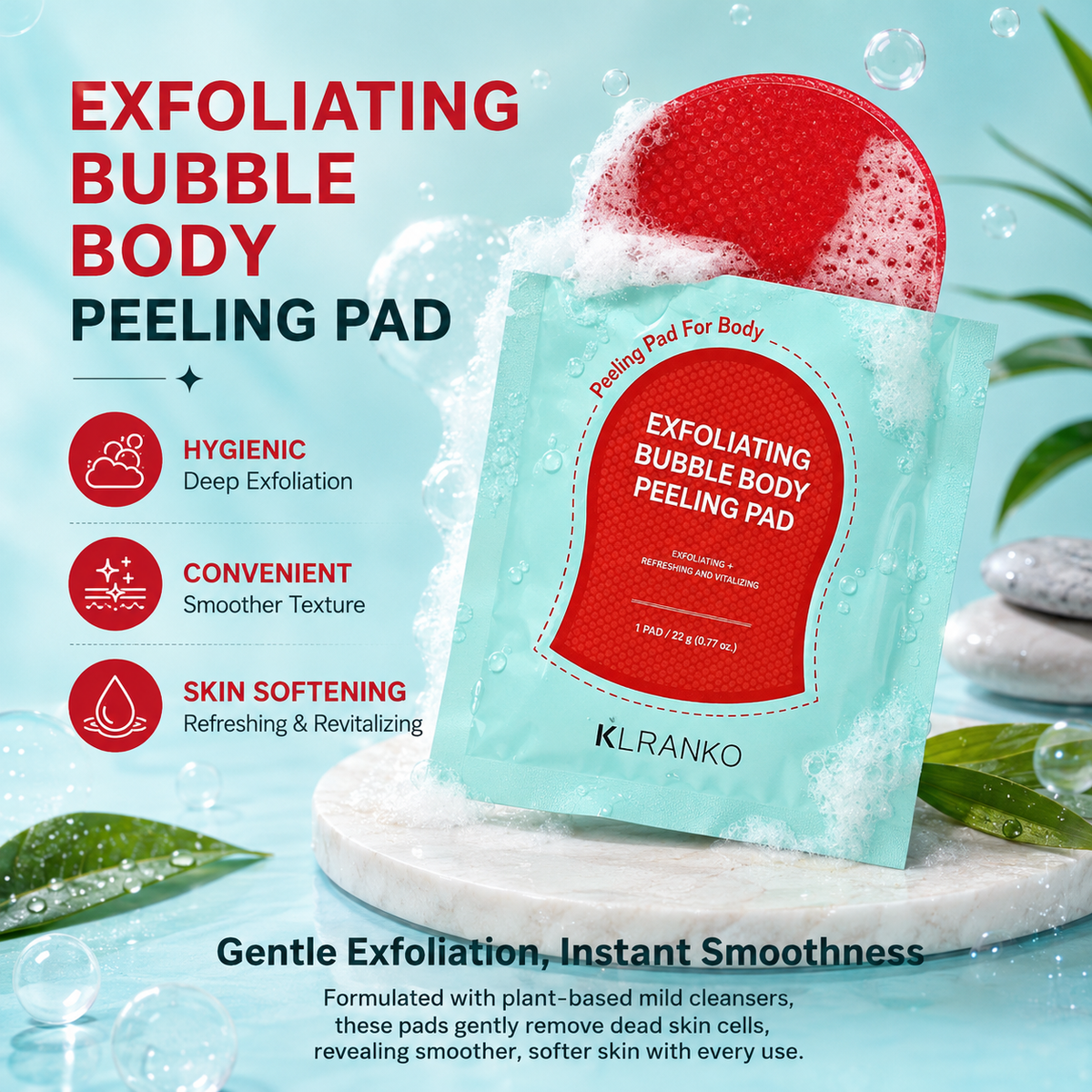 Bubble Body Peeling Pads