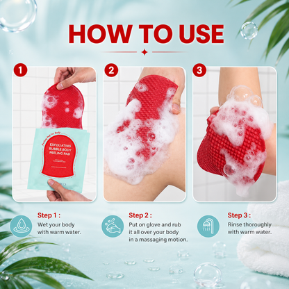 Bubble Body Peeling Pads